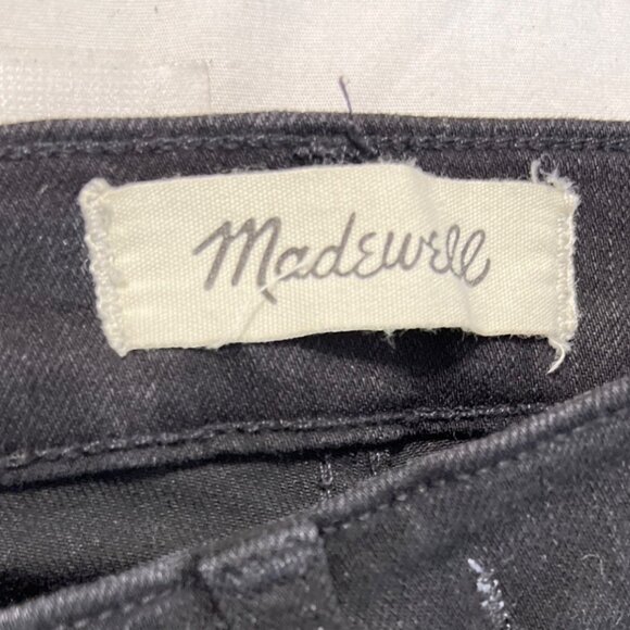 Madewell Women's Black Jeans with Front Zipper and Buton Sz 26 - Picture 5 of 7